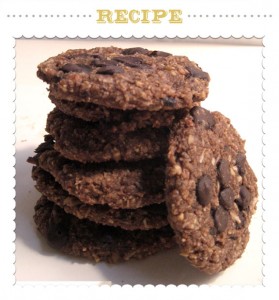 Oatmeal & Banana Coconut Chocolate Chip Cookies