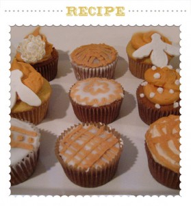 Peaches N' Cream Cupcakes